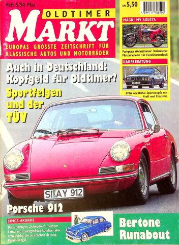 Deckblatt Oldtimer Markt (05/1994)
